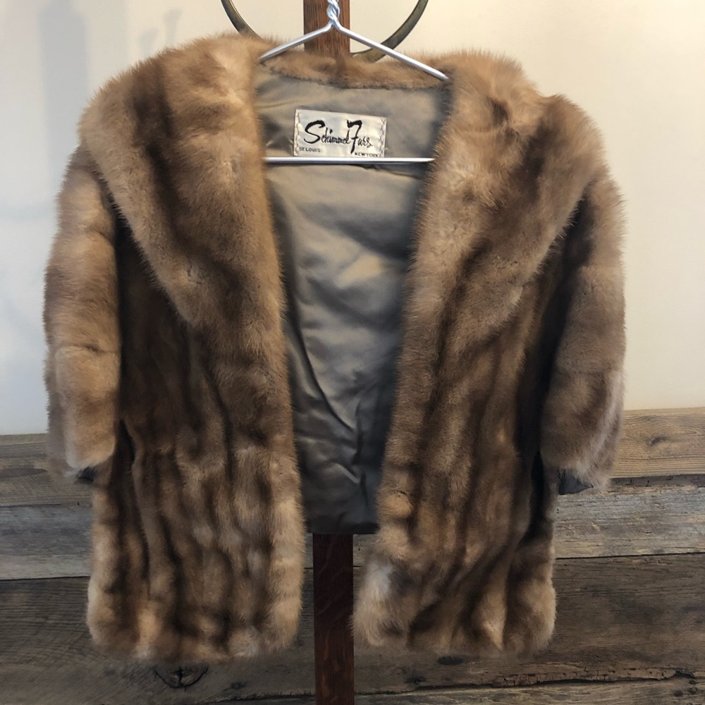 Genuine vintage Mink wrap. Schimmel Furs